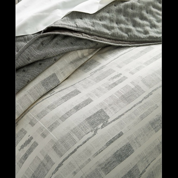 NIB Hotel Collection [ Full /‎ Queen ] Broken Stripe Duvet Cover ONLY - Picture 11 of 12